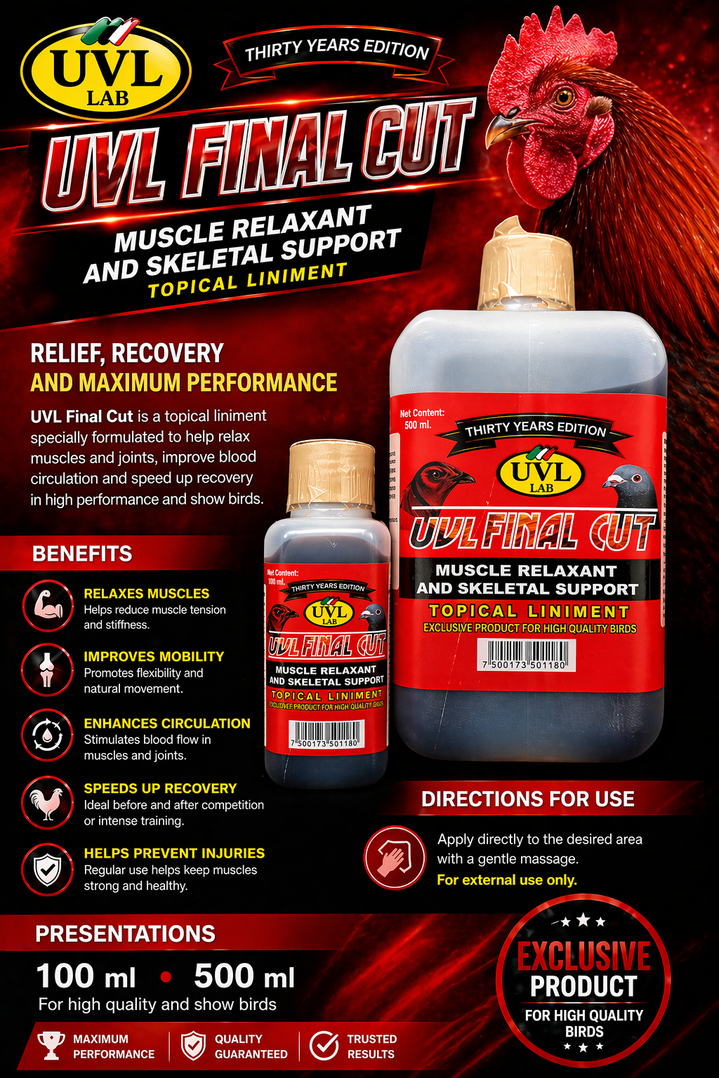 UVL Final Cut (500ml)