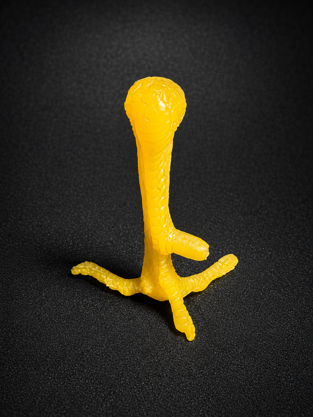 Plastic Chicken Leg 1 Piece (Yellow)