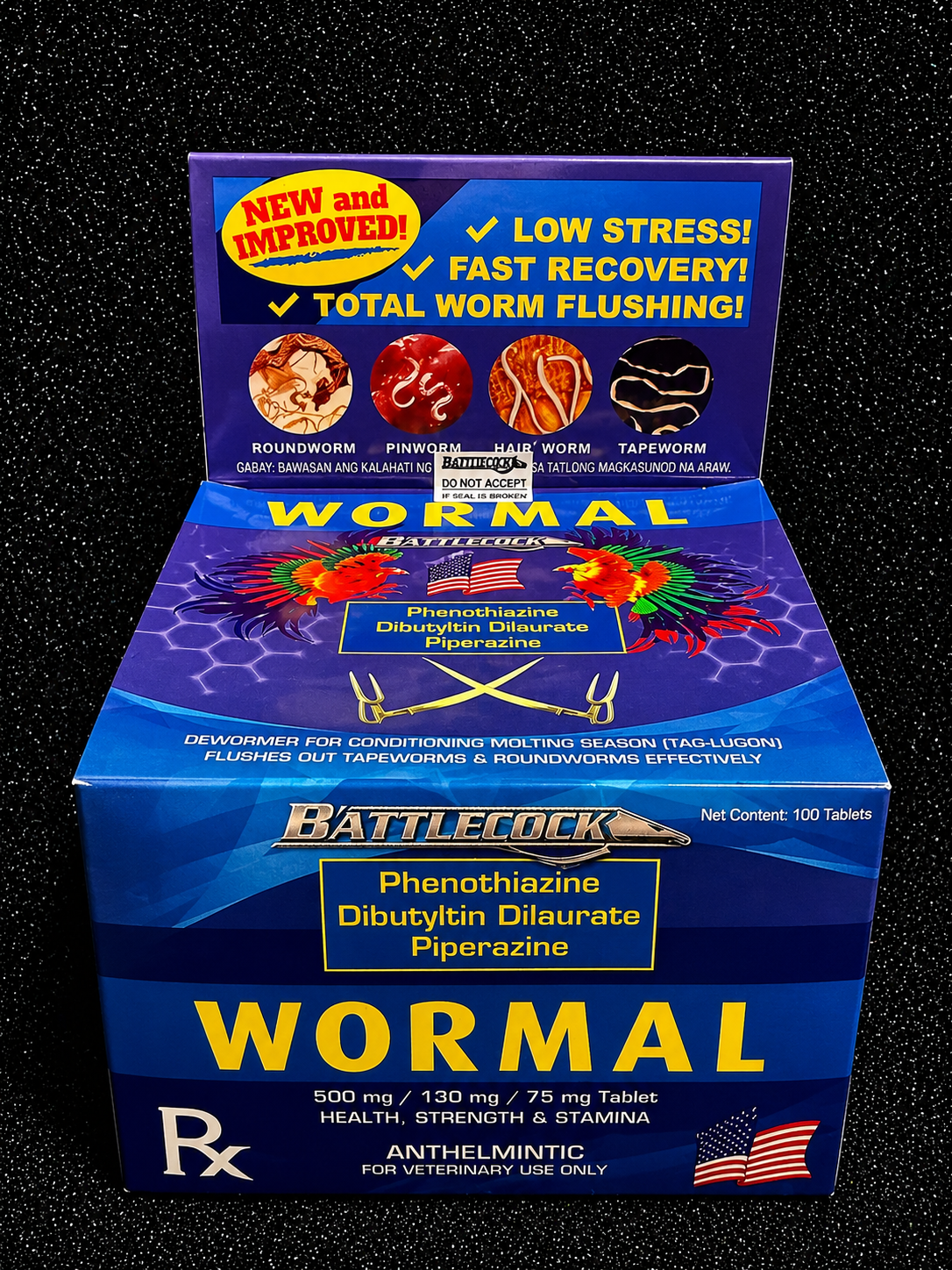 Wormal Gamefowl Dewormer (100 Tablets)