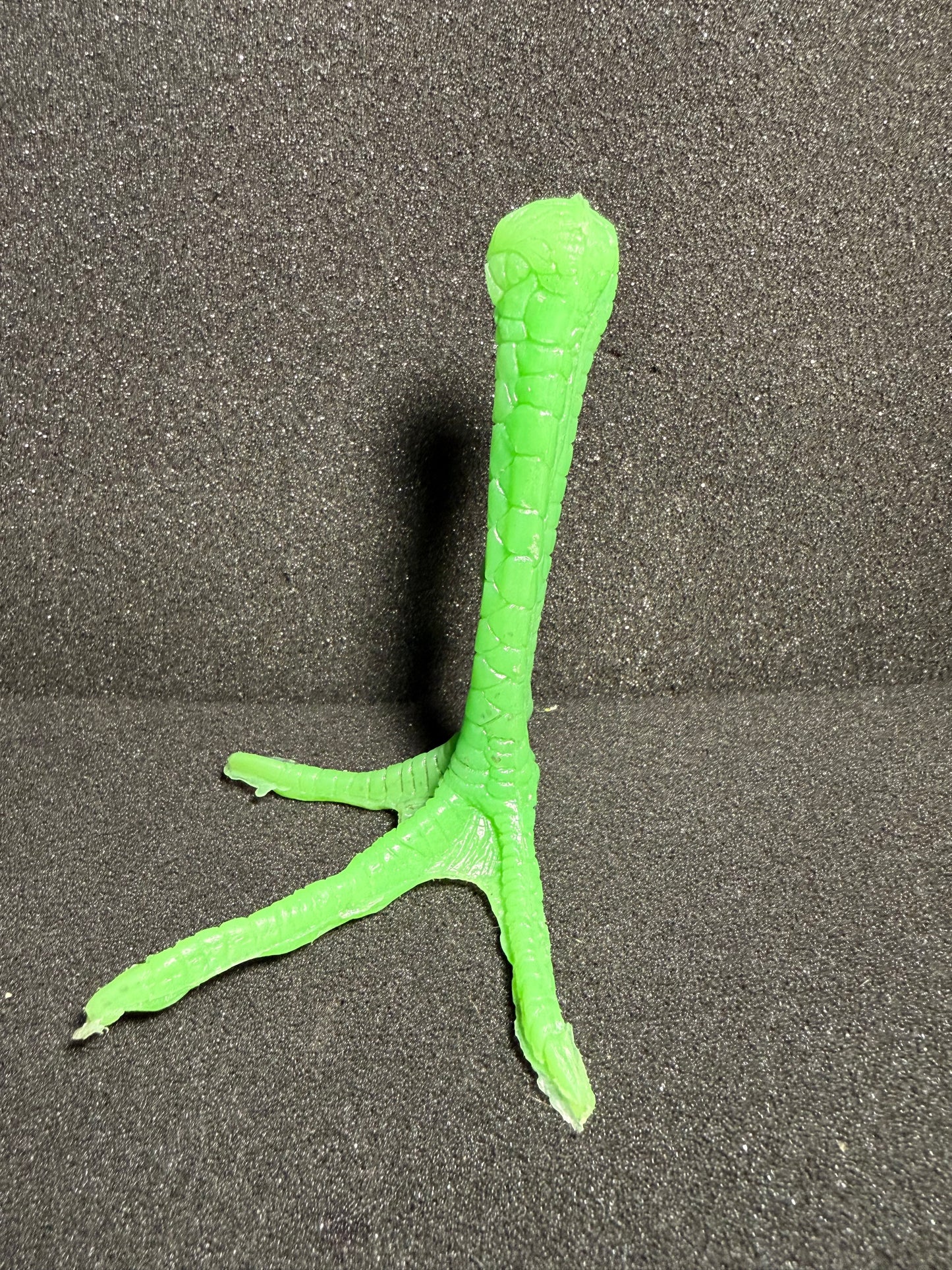Plastic Chicken Leg 1pc (Lime Green)