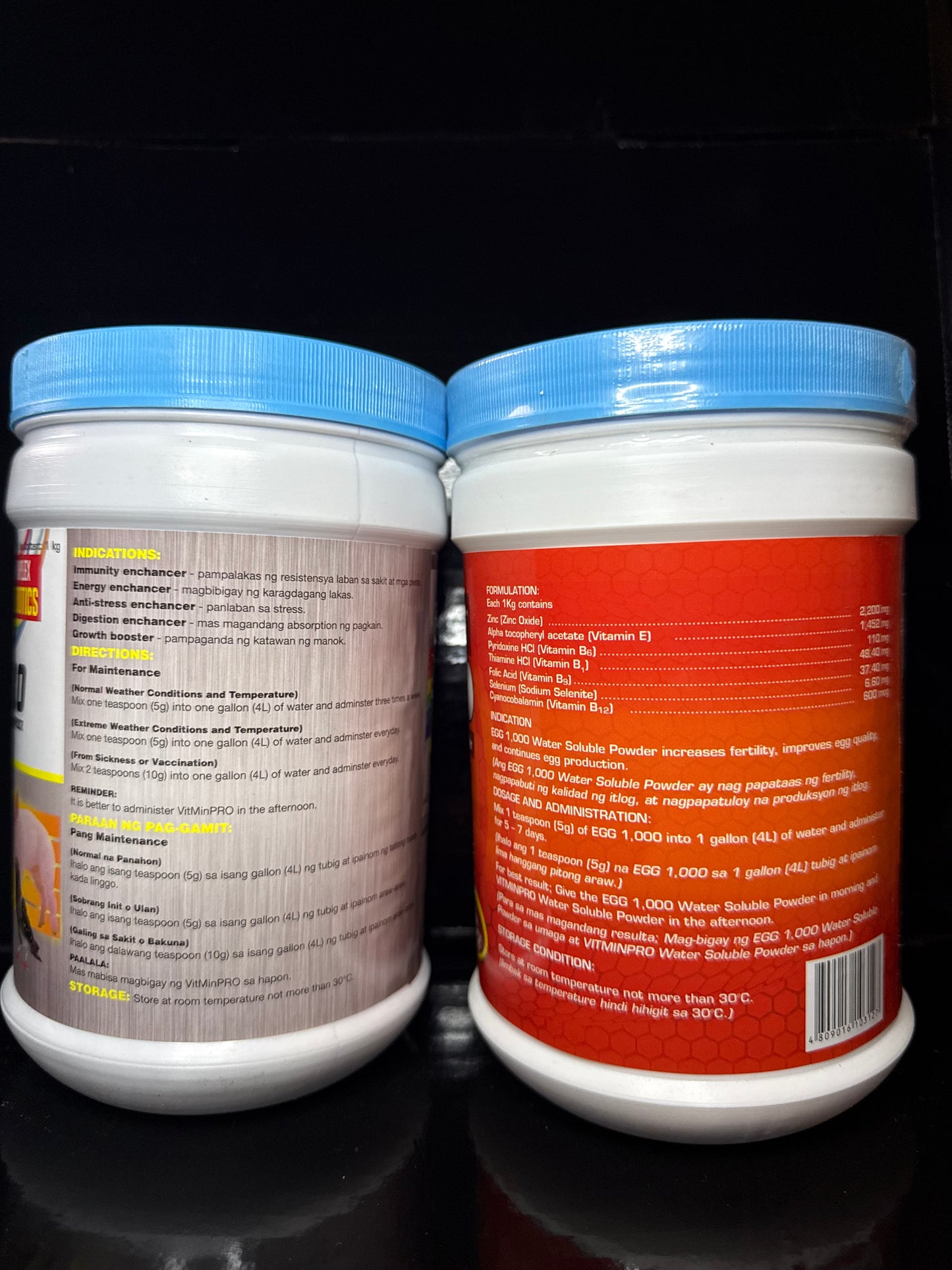 VitMin Pro 1kg Tub & Egg 1,000 Tub 1kg Bundle