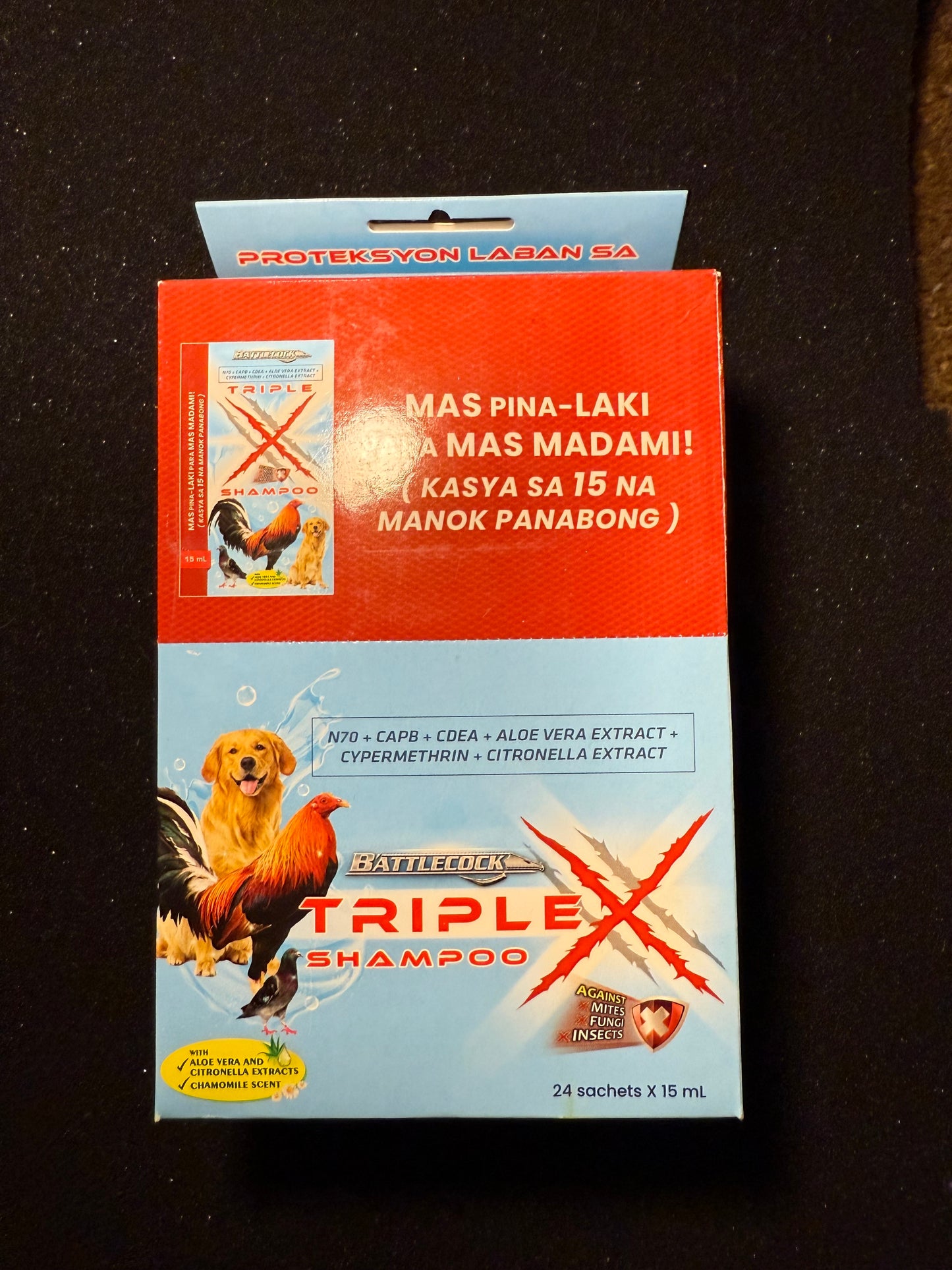 Triple X Shampoo (24SachetsX15ml) *Poultry Only*