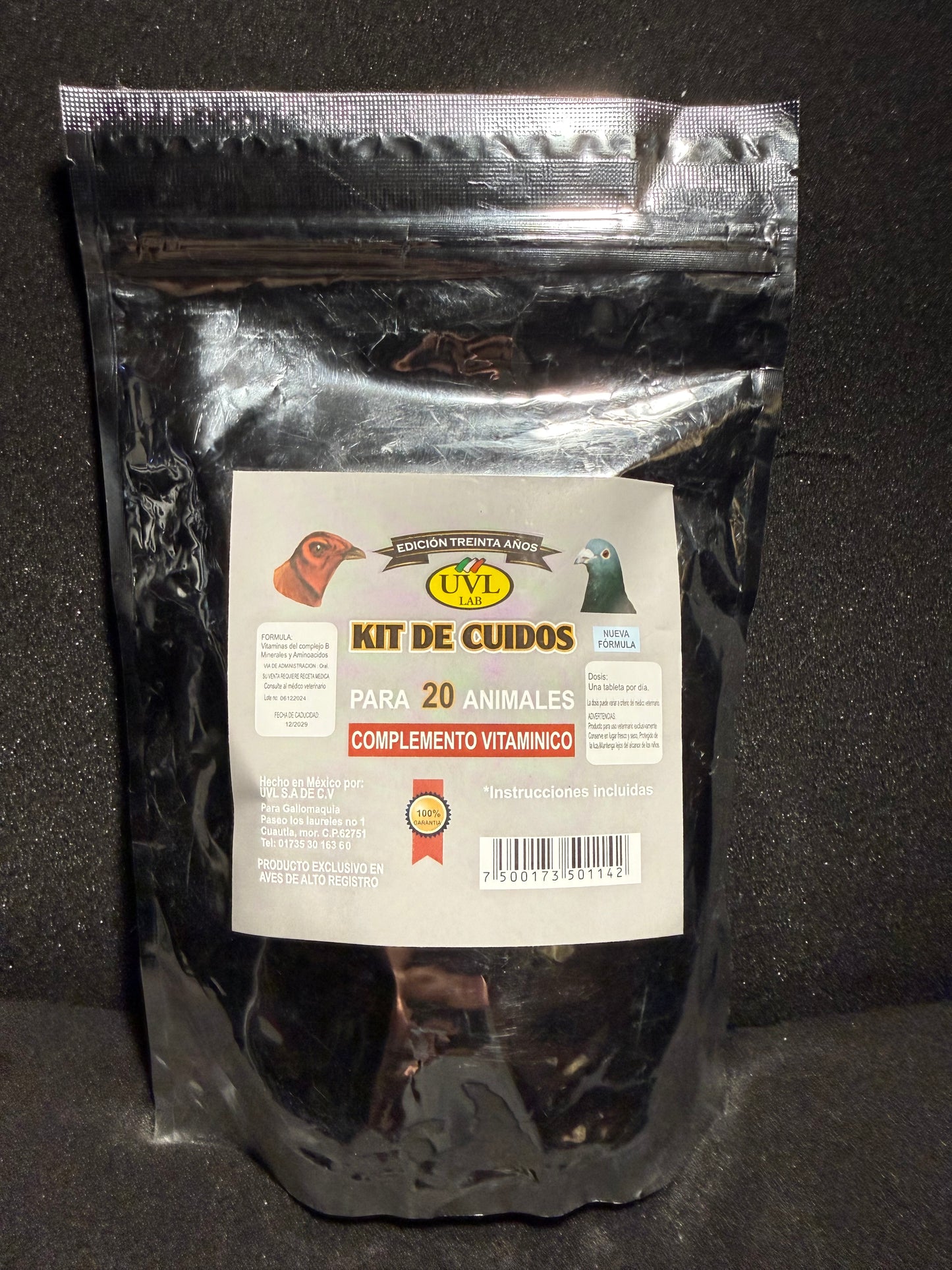 UVL Kit de Cuidos (20 Aves/Birds)