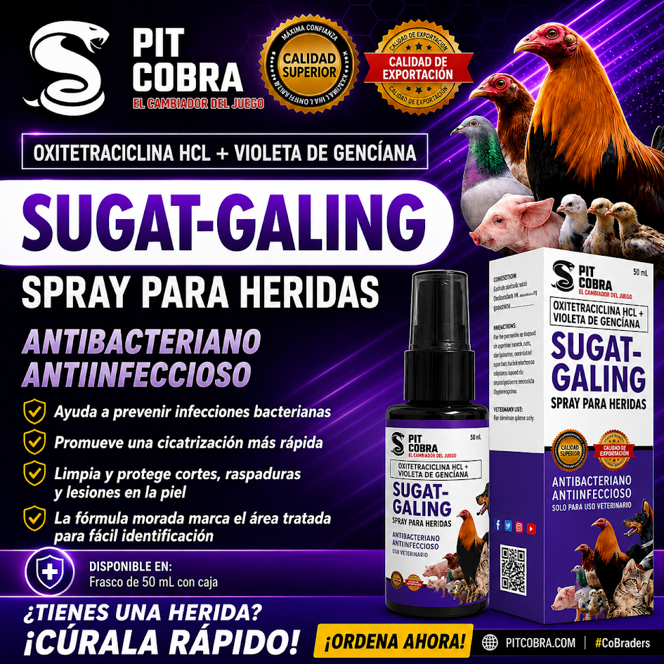 Pit Cobra Sugat-Galing Wound Spray (50ml)