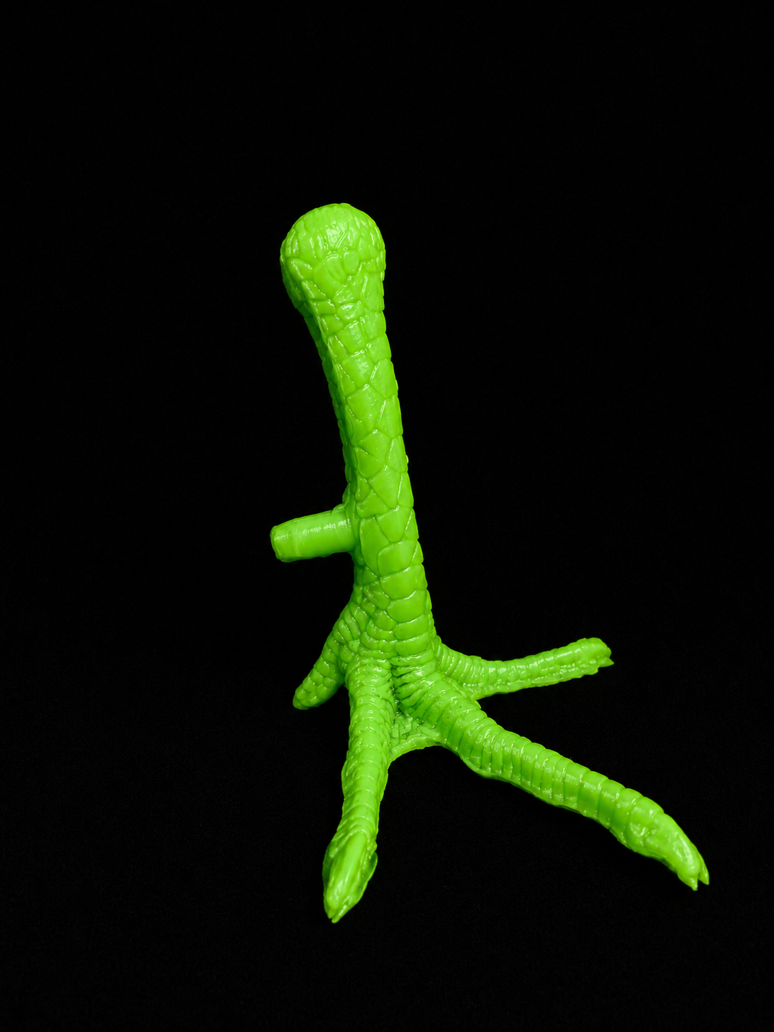 Plastic Chicken Leg 1pc (Lime Green)