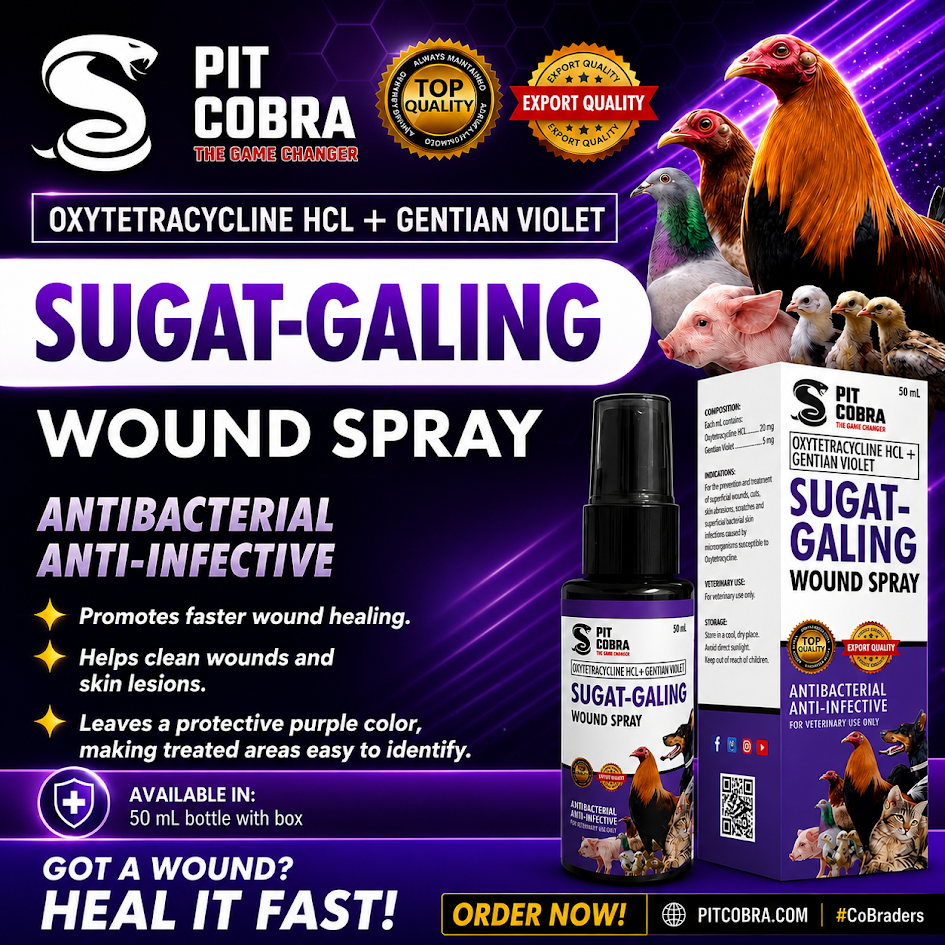 Pit Cobra Sugat-Galing Wound Spray (50ml)