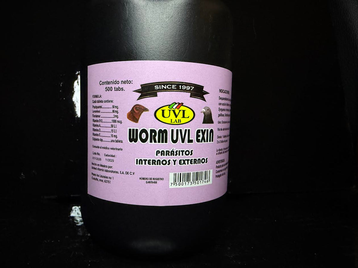 Worm UVL EXIN (500 Tablets)