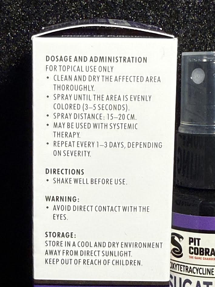 Pit Cobra Sugat-Galing Wound Spray (50ml)