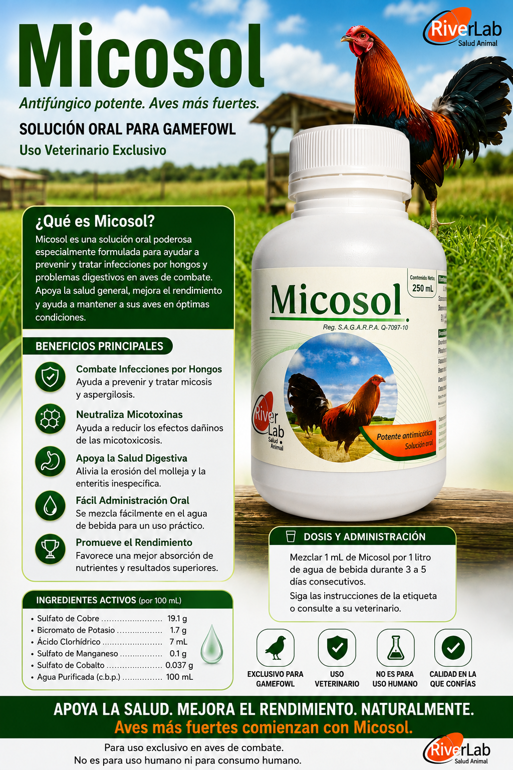 River Lab Micosol (250ml)