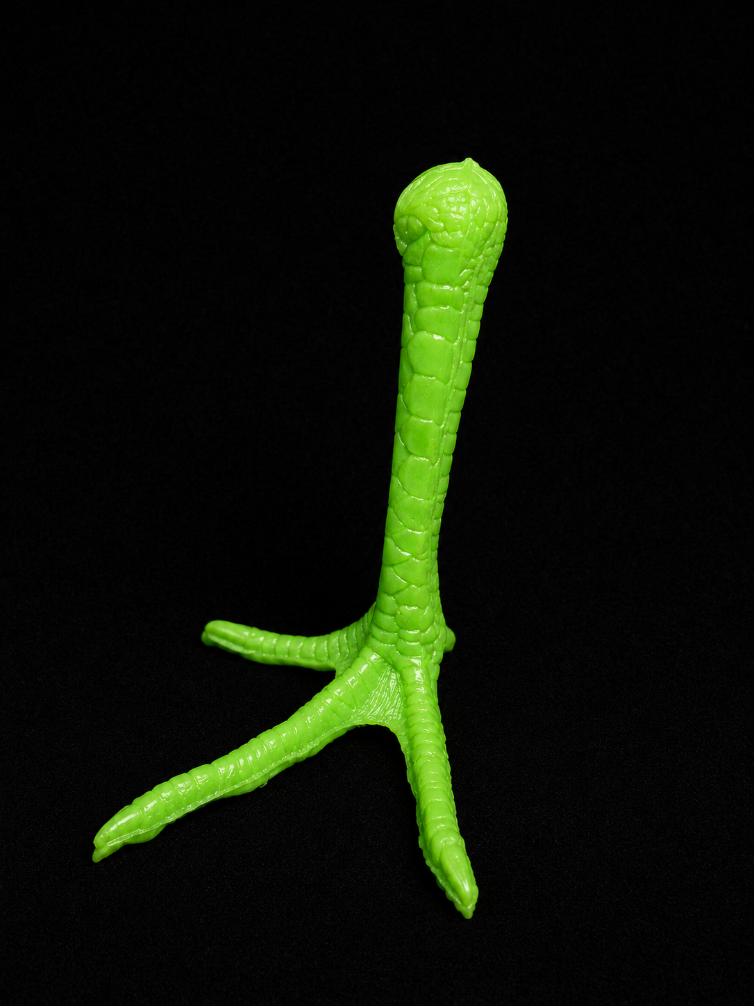 Plastic Chicken Leg 1pc (Lime Green)