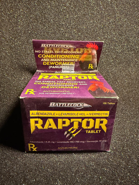 Raptor Dewormer (100 Tablets)