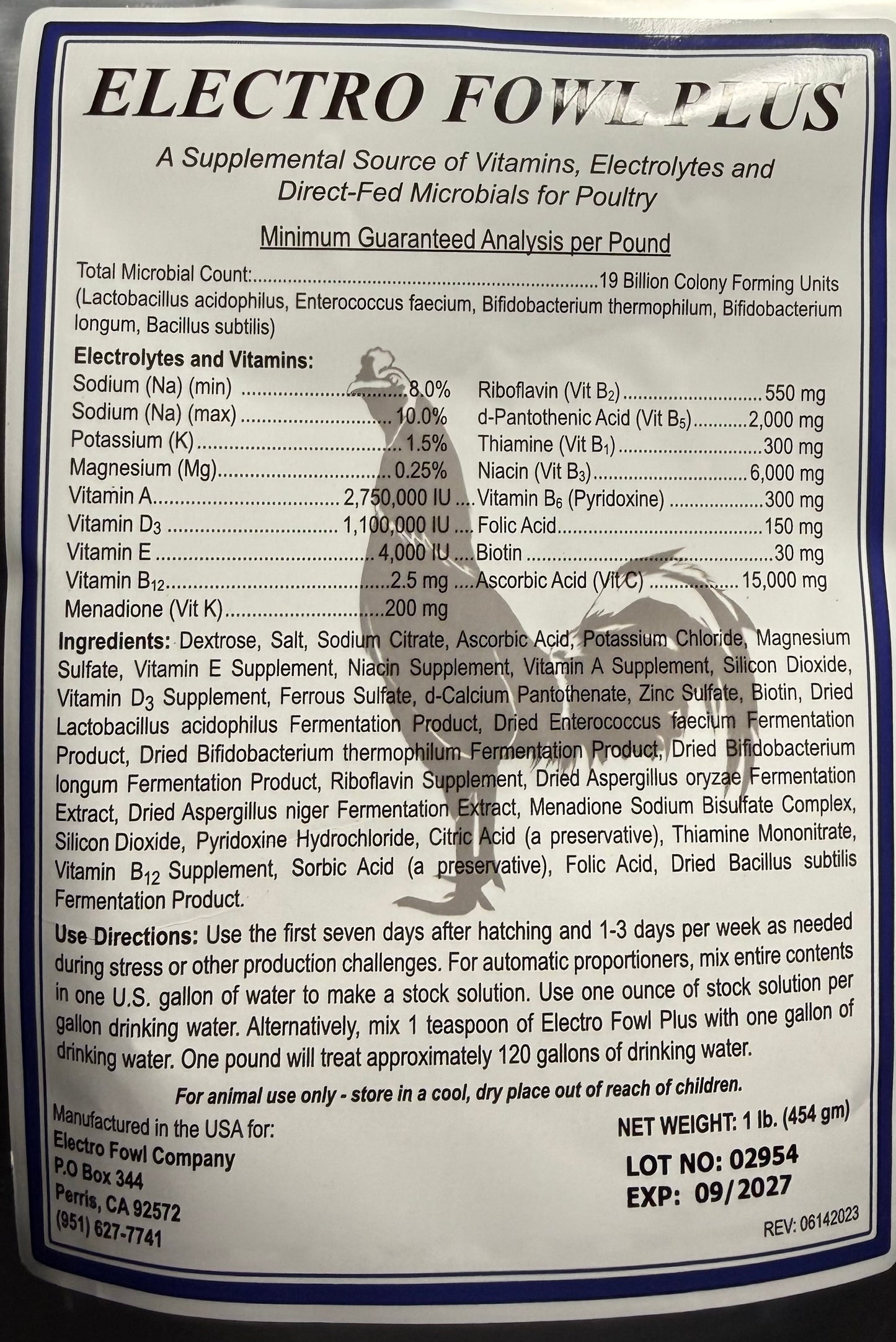 Electro Fowl Plus (1lb)