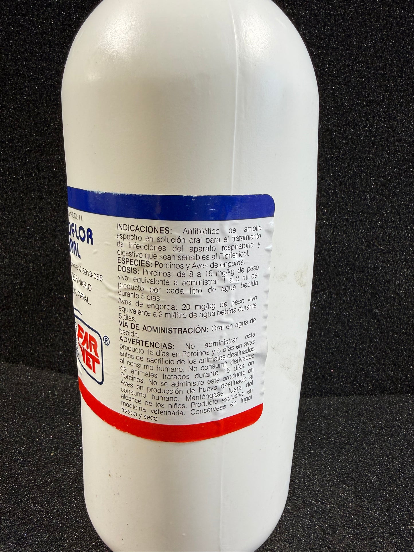 Farvet Hemoflor Oral (1 Litro)