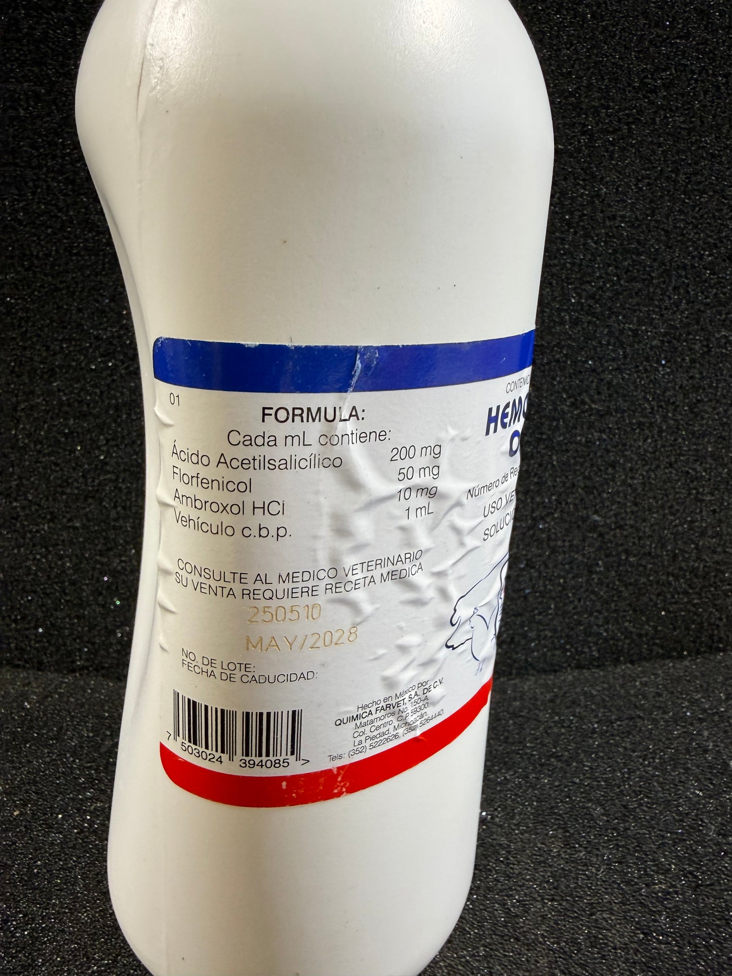 Farvet Hemoflor Oral (1 Litro)