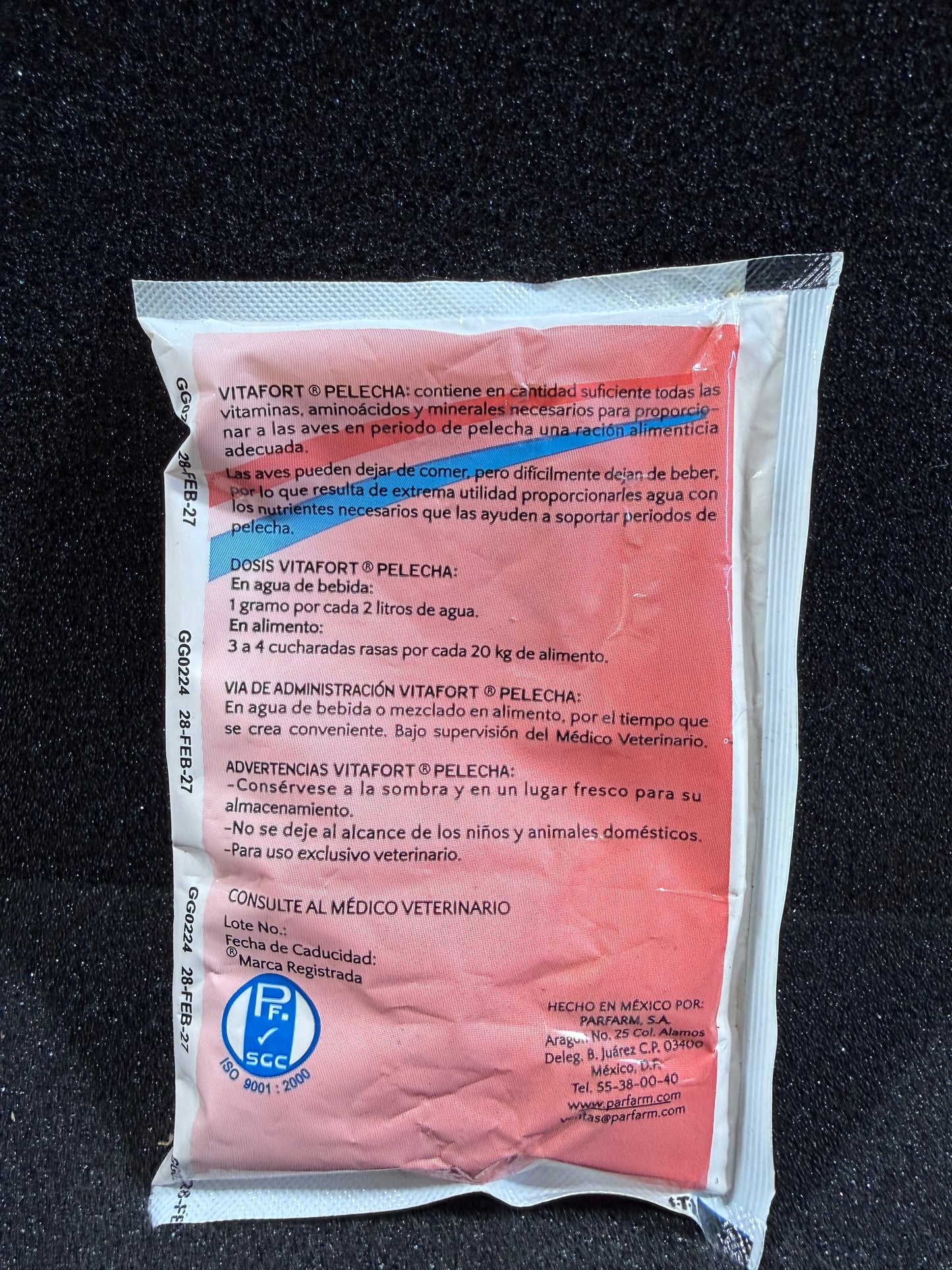 Parfarm Vitafort Pelecha Polvo (100g)