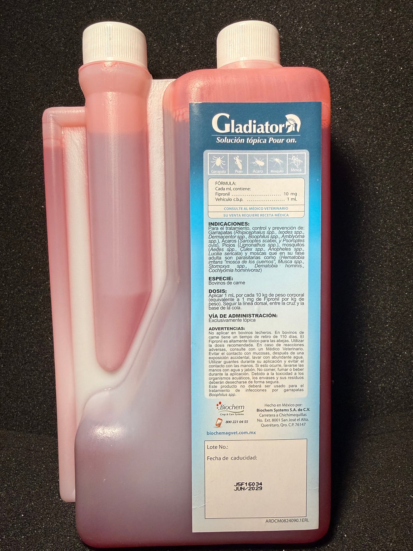 Gladiator Red Pour On (1 Litro Bottle)