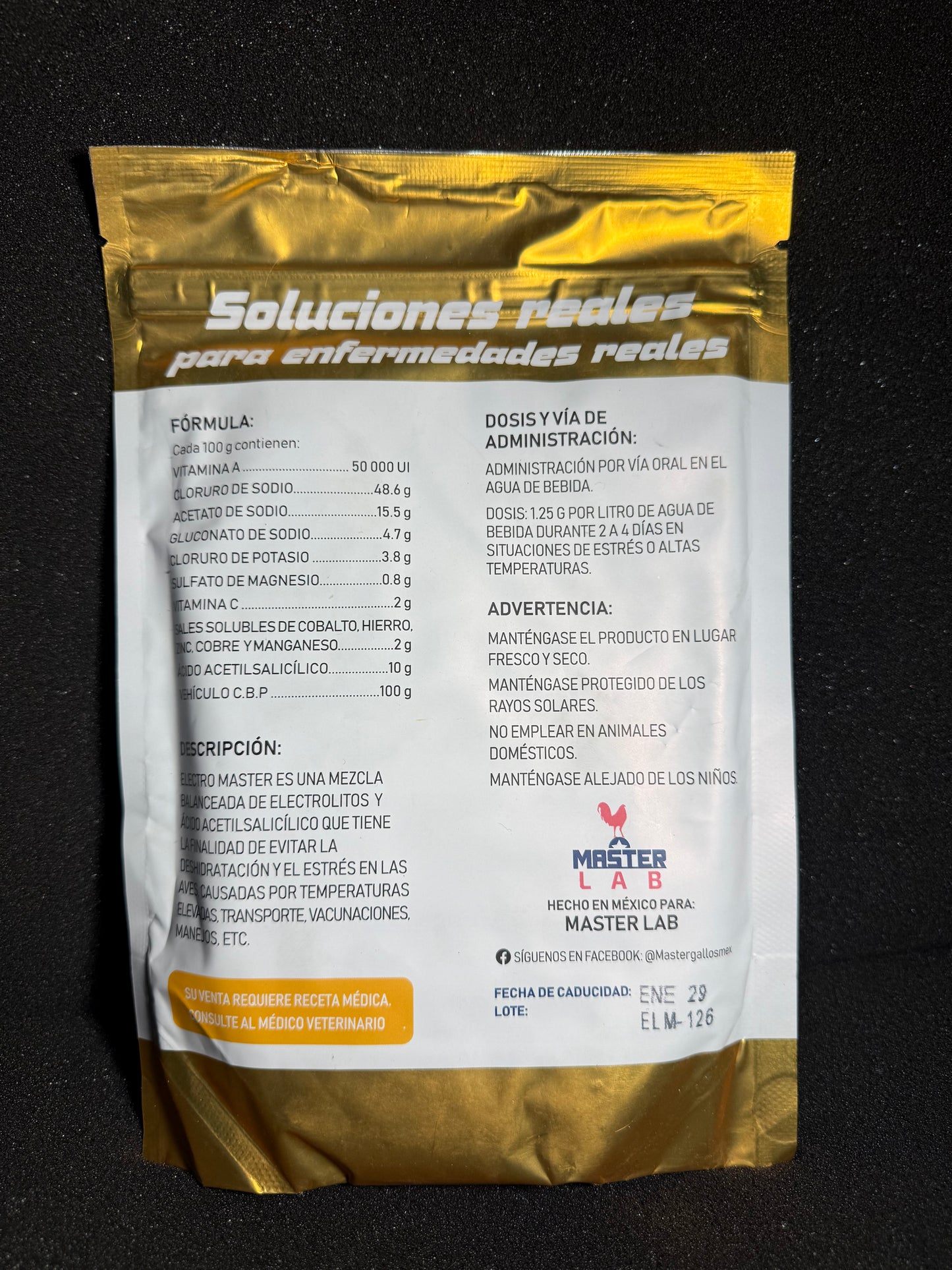 Master Lab Electro Master (500gr)