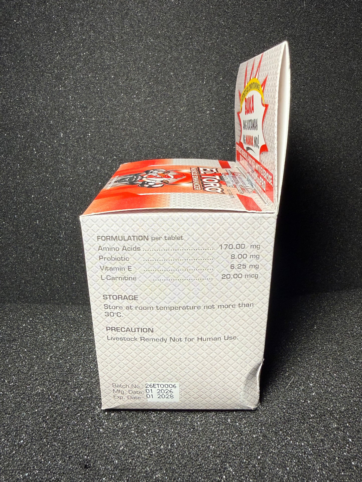 Battlecock El Toro Muscle Enhancer 100 Tabs