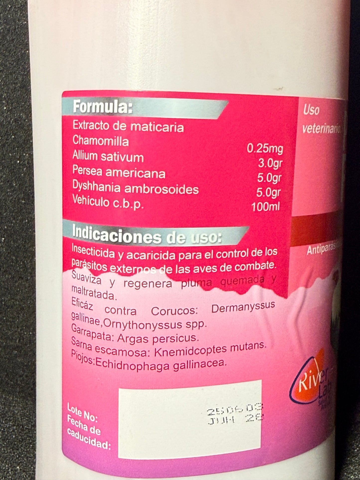 River Lab Piojofin Spray (1Litro)