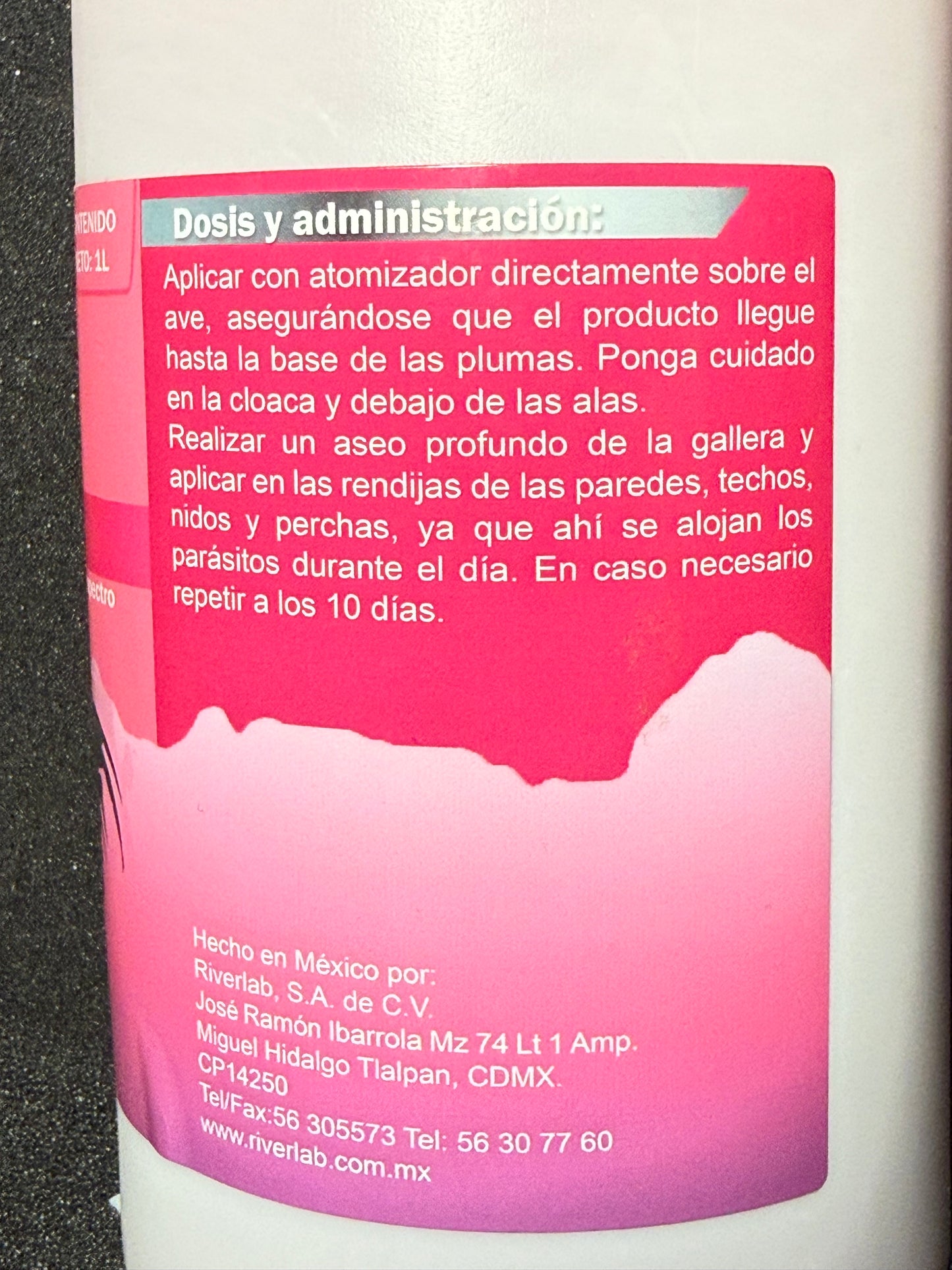 River Lab Piojofin Spray (1Litro)