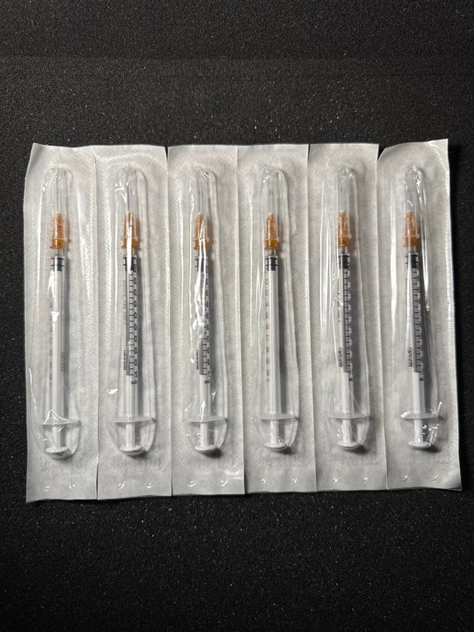 1ml Disposable Syringe 26Gx½" (6pk)