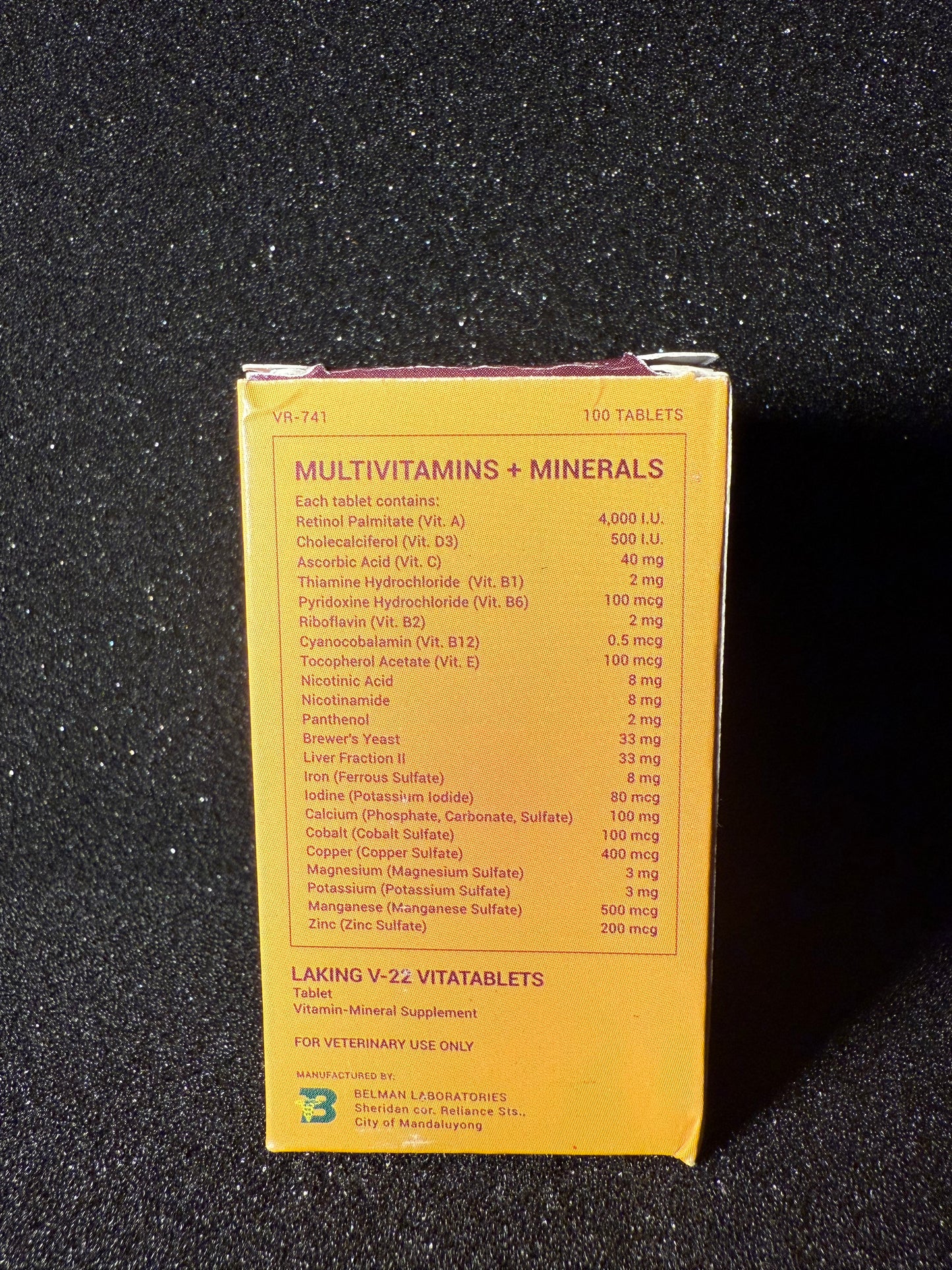 Laking V22 VitaTablets (100ct)