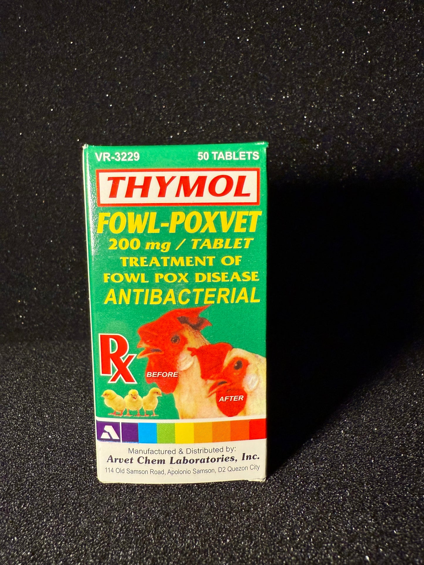 Thymol Fowl-Poxvet (50 Tablets)
