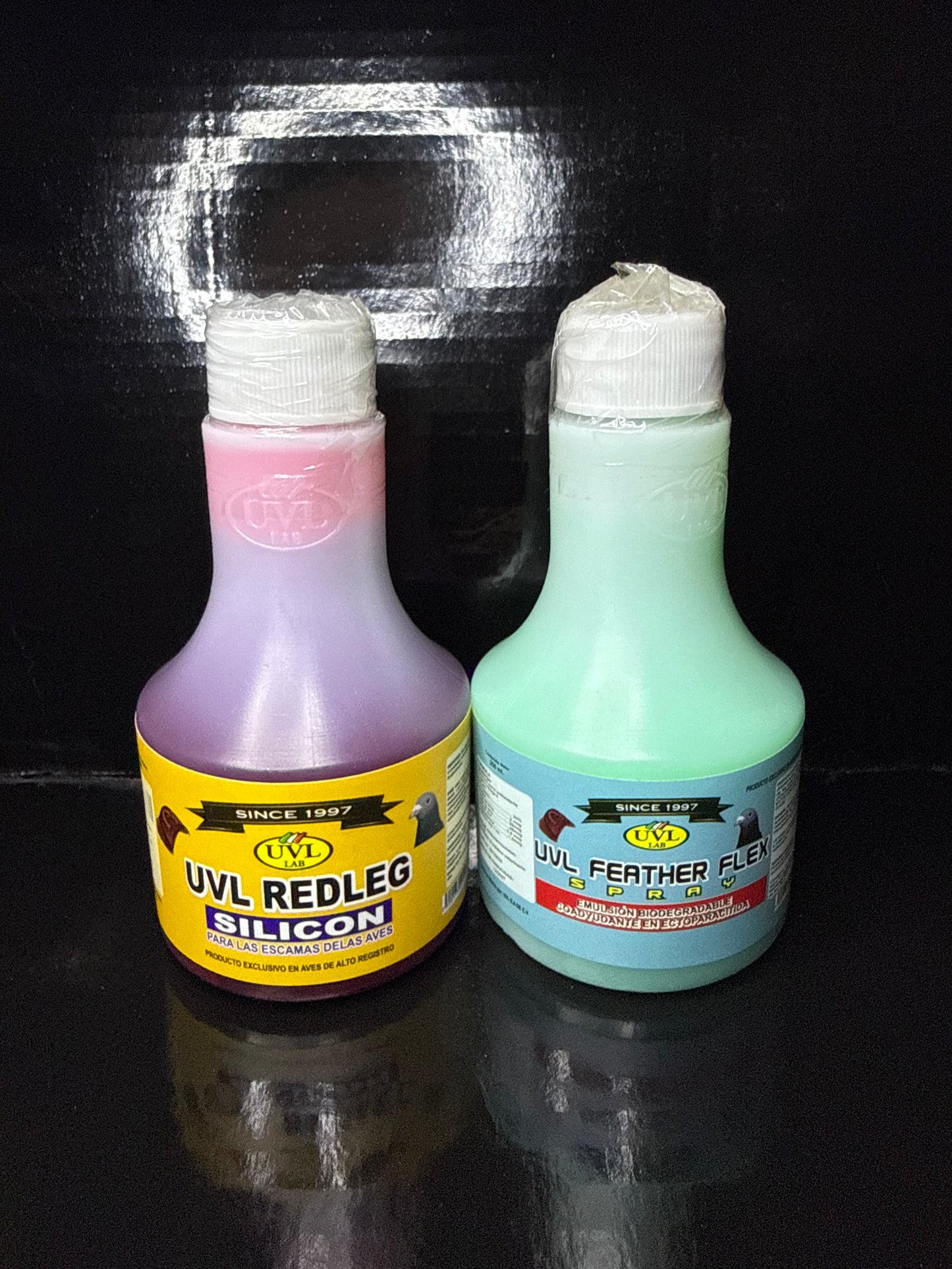 UVL Redleg Silicone & Feather Flex Spray (250ml ea)