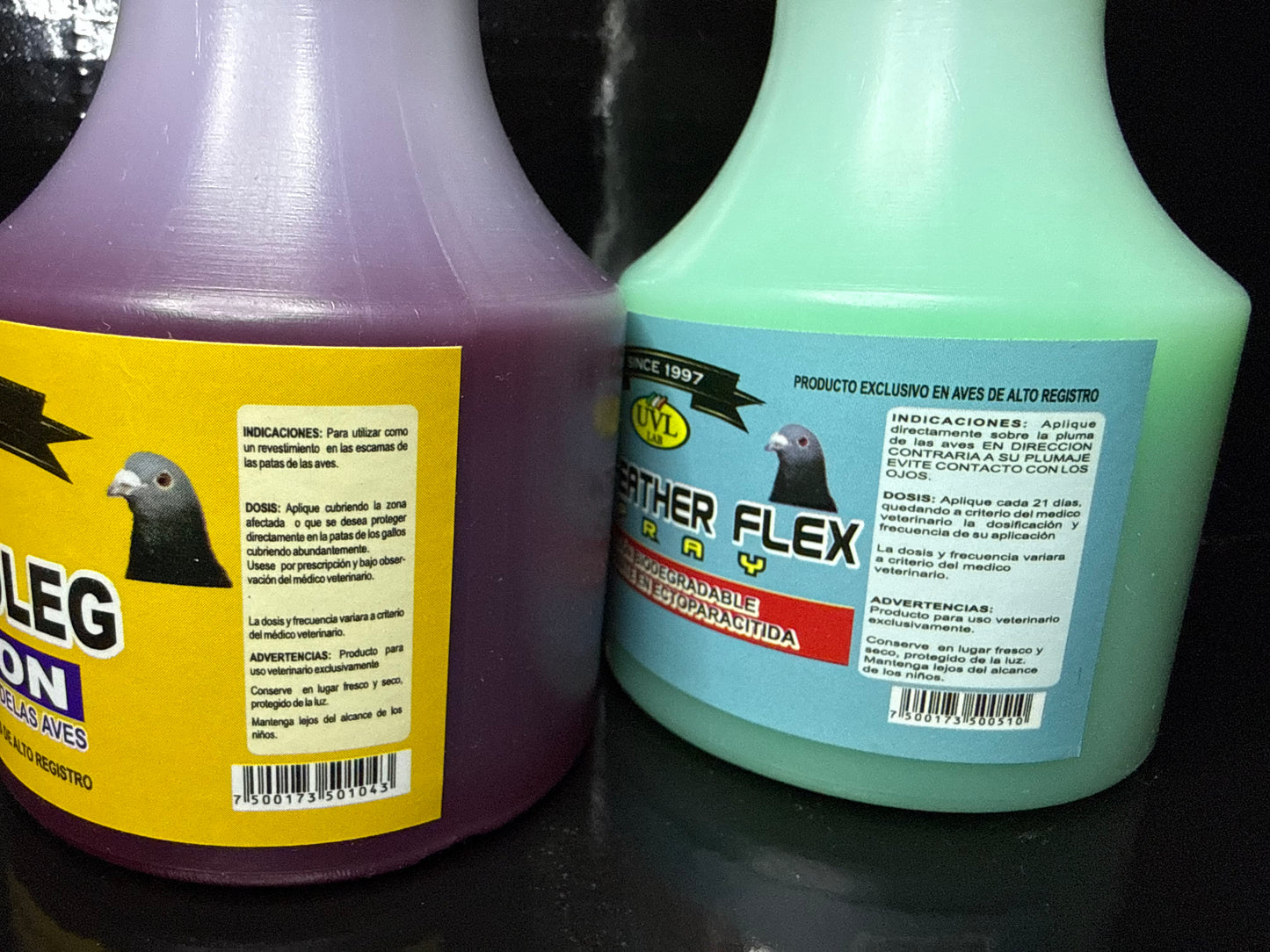 UVL Redleg Silicone & Feather Flex Spray (250ml ea)
