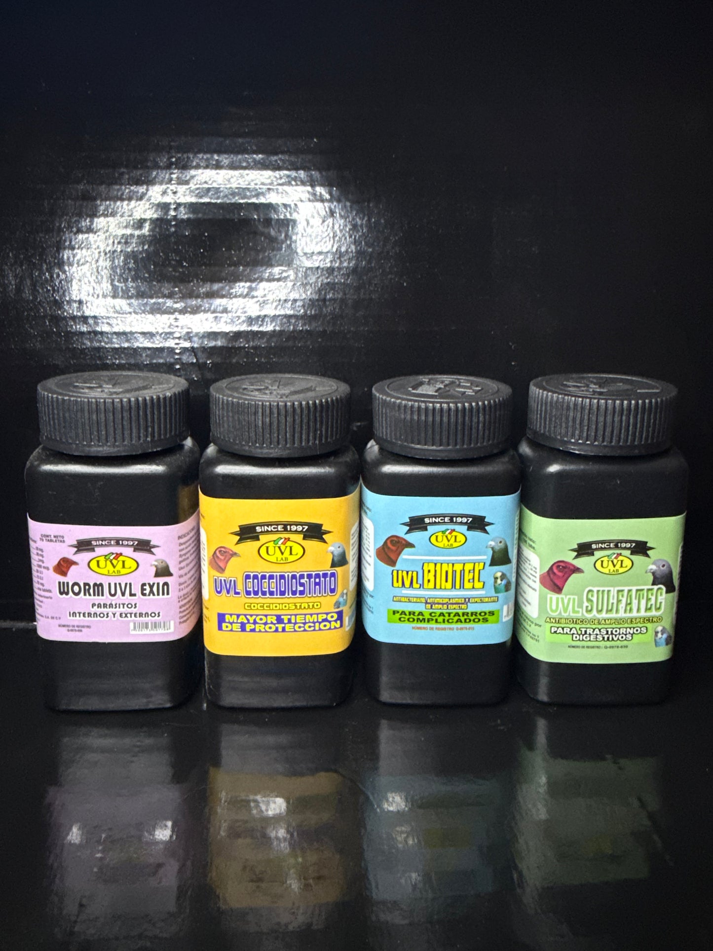 UVL Worm EXIN 70 Tab, Coccidiostato 100 Tab, Biotec 100 Tab, Sulfatec 100 Tab Bundle Kit