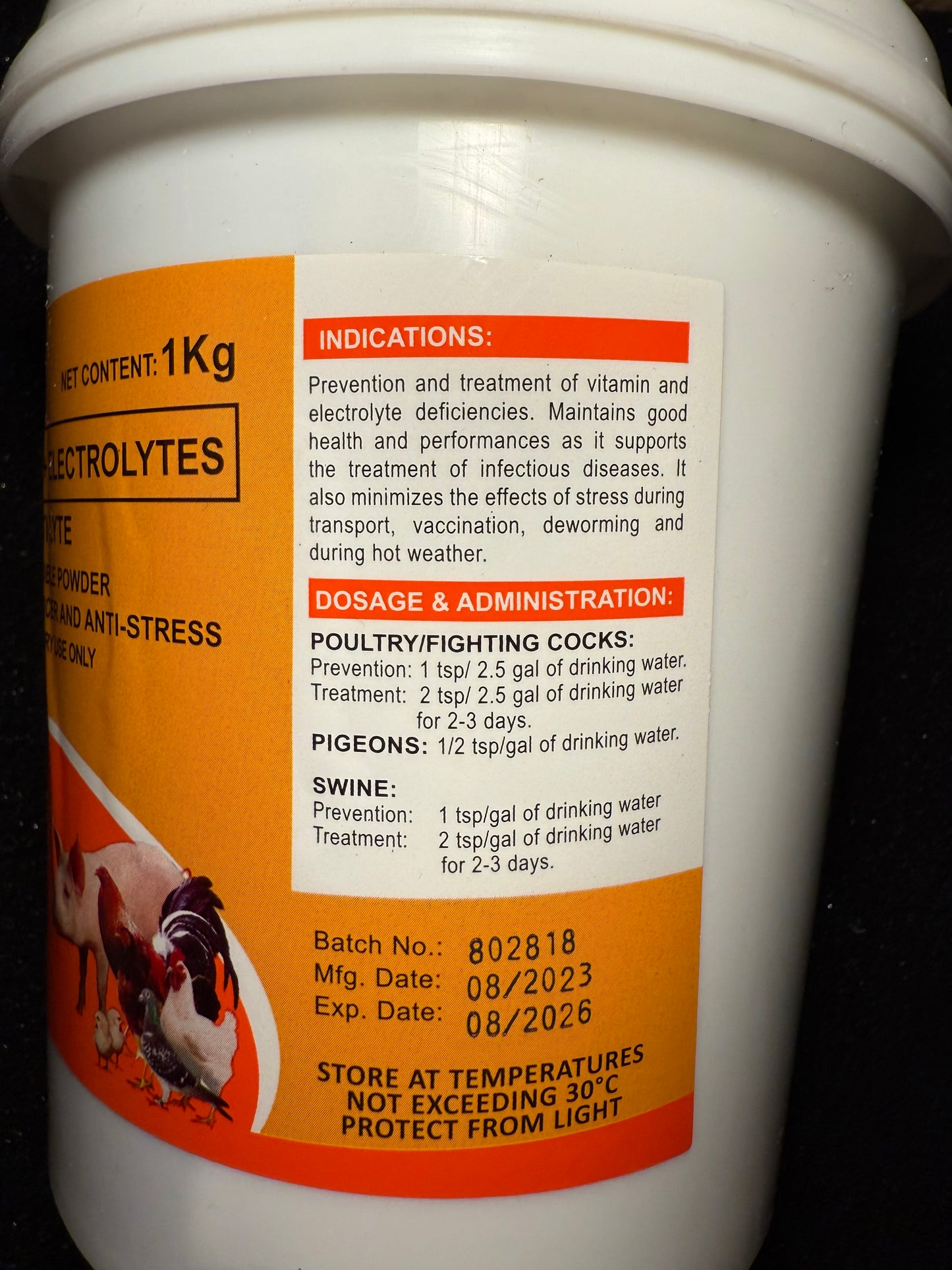 Multi-Lyte 1kg Tub