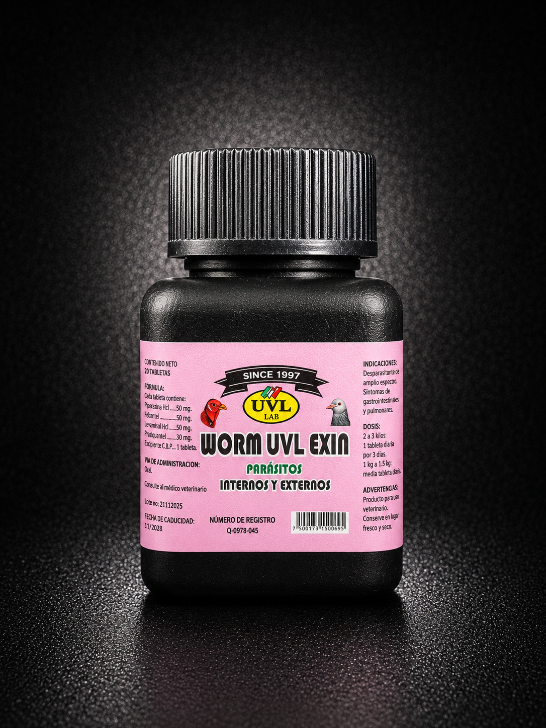 Worm UVL EXIN (20 Tablets)