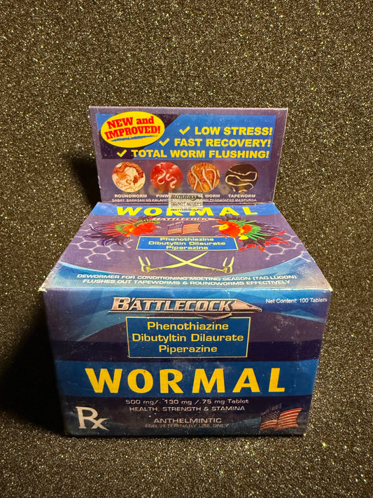Wormal Gamefowl Dewormer (100 Tablets)